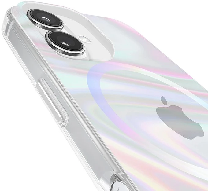 Case-Mate Soap Bubble MagSafe - dėklas skirtas Apple iPhone 16 Iridescent