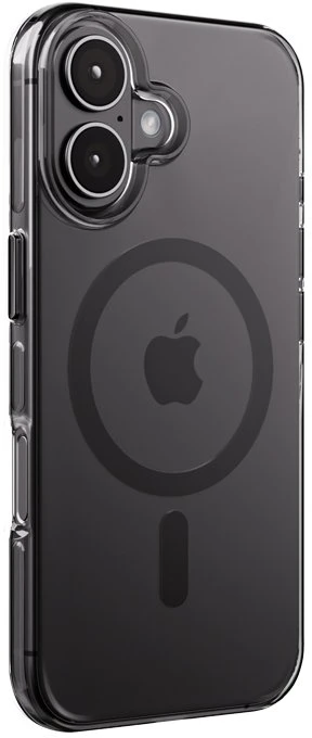 Crong Clear MAG Pro - dėklas Apple iPhone 16 MagSafe juodas