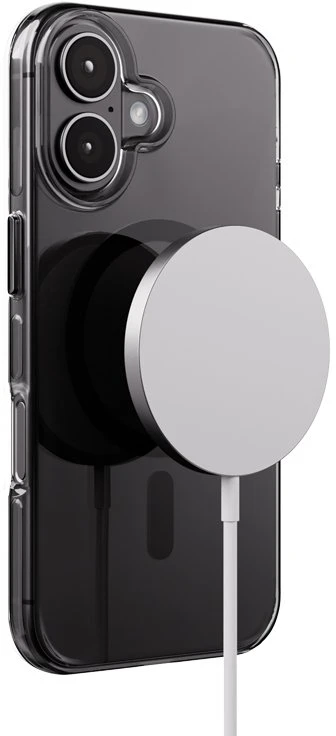 Crong Clear MAG Pro - dėklas Apple iPhone 16 MagSafe juodas