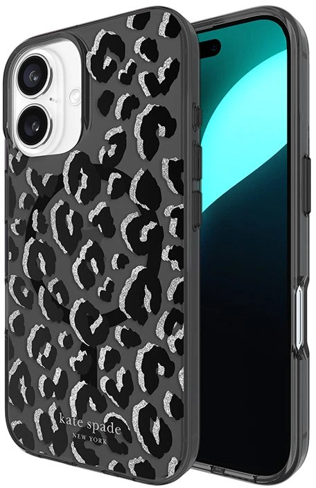Kate Spade New York Protective MagSafe - dėklas skirtas Apple iPhone 16 City Leopard