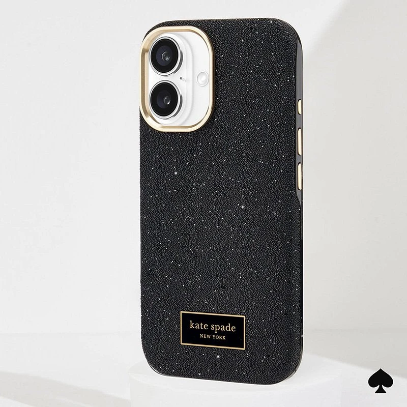Kate Spade New York Crystal Pave MagSafe - dėklas skirtas Apple iPhone 16 Nightfall
