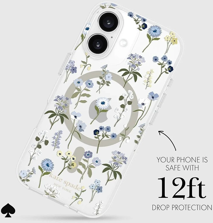 Kate Spade New York Protective MagSafe - dėklas skirtas Apple iPhone 16 Precious Bloom