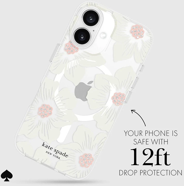 Kate Spade New York Protective MagSafe - dėklas skirtas Apple iPhone 16 Hollyhock Floral