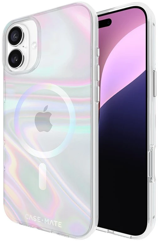 Dėklas Case Mate Soap Bubble - Iridescent, magsafe - iPhone 16 Plus