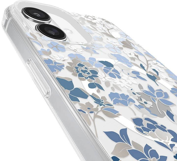 Kate Spade New York Protective Gems MagSafe - dėklas skirtas Apple iPhone 16 Plus Flowerbed Mėlyna