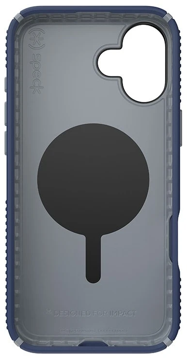 Speck Presidio2 Grip ClickLock & MagSafe - dėklas skirtas Apple iPhone 16 Plus Coastal Mėlyna / Dust Pilkas / Baltas