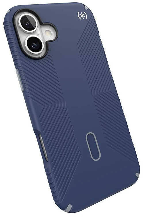 Speck Presidio2 Grip ClickLock & MagSafe - dėklas skirtas Apple iPhone 16 Plus Coastal Mėlyna / Dust Pilkas / Baltas