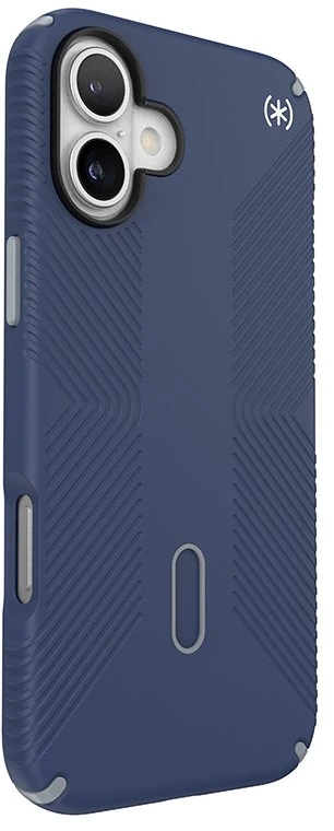 Speck Presidio2 Grip ClickLock & MagSafe - dėklas skirtas Apple iPhone 16 Plus Coastal Mėlyna / Dust Pilkas / Baltas