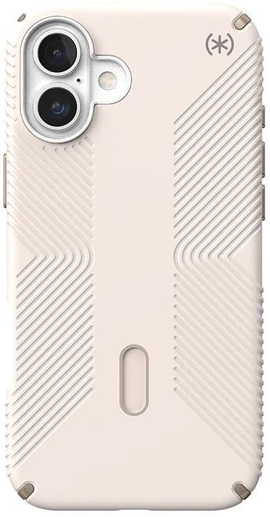 Dėklas Speck Presidio2 Grip ClickLock & MagSafe do iPhone 16 Plus smėlio spalva