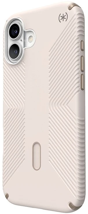 Dėklas Speck Presidio2 Grip ClickLock & MagSafe do iPhone 16 Plus smėlio spalva