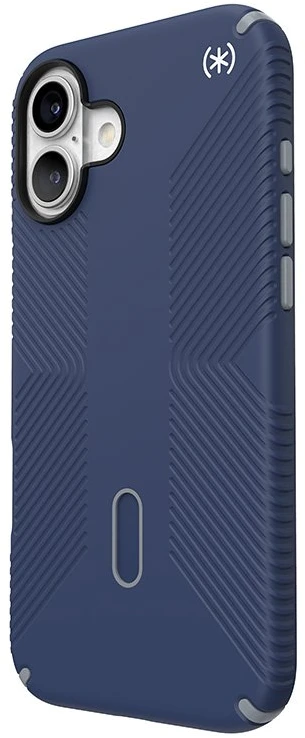 Speck Presidio2 Grip ClickLock & MagSafe - dėklas skirtas Apple iPhone 16 Plus Coastal Mėlyna / Dust Pilkas / Baltas