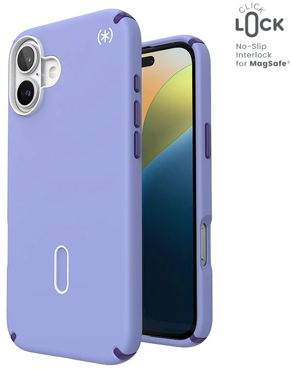 Dėklas Speck Presidio2 Pro ClickLock & MagSafe do iPhone 16 Plus mėlyna