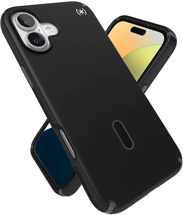Speck Presidio2 Pro ClickLock & MagSafe - dėklas skirtas Apple iPhone 16 Plus Juodas / Slate Pilkas / Baltas