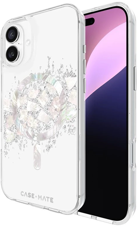 Case-Mate Karat MagSafe - dėklas skirtas Apple iPhone 16 Plus with Pearl Inlay A Touch of Pearl