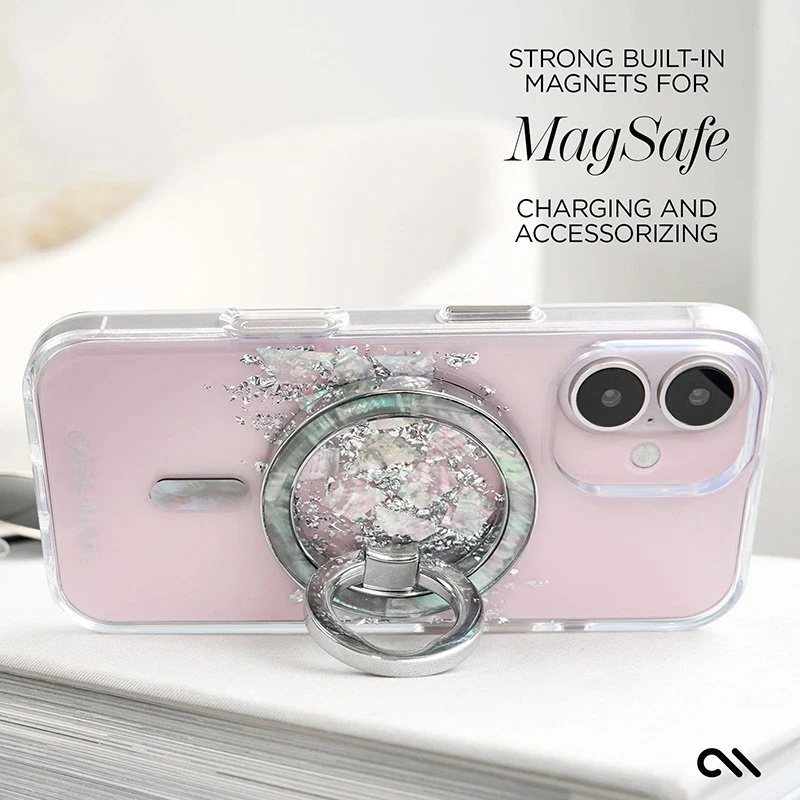Case-Mate Karat MagSafe - dėklas skirtas Apple iPhone 16 Plus with Pearl Inlay A Touch of Pearl