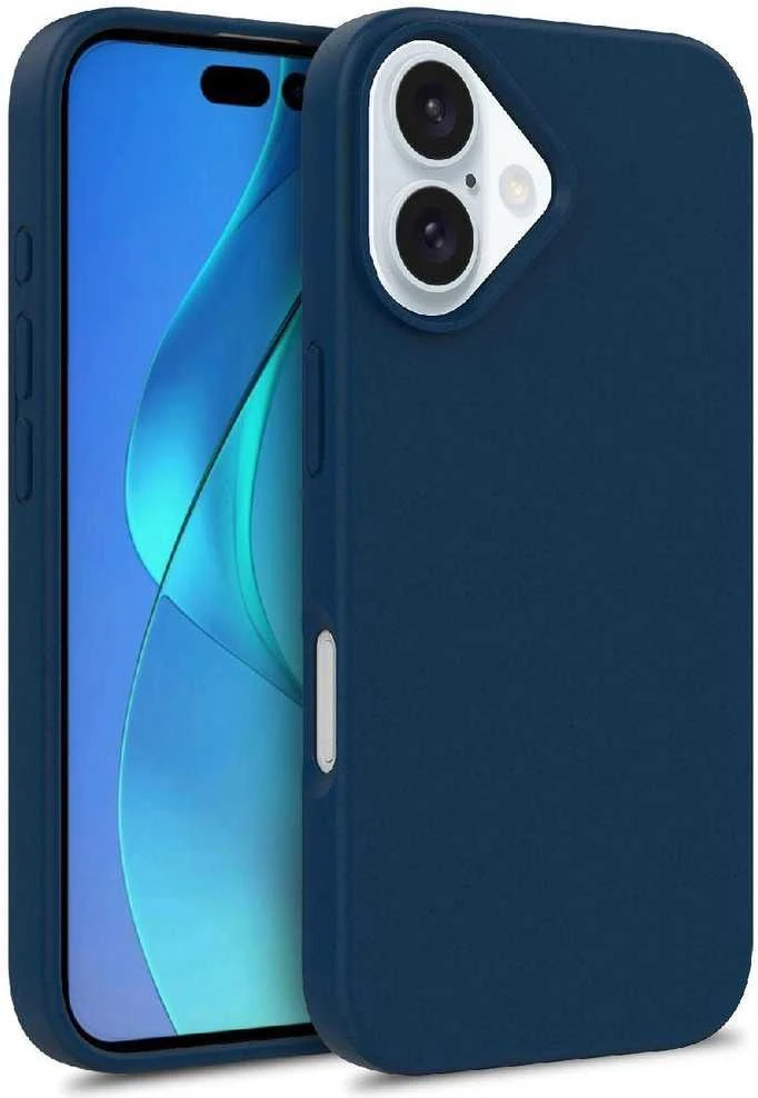 Hurtel Multiple Color Wheat Bran Apple iPhone 16 Plus – dėklas telefonui mėlynos spalvos