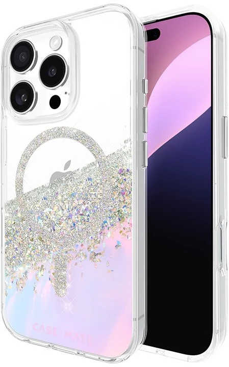 Case-Mate Karat MagSafe - dėklas skirtas Apple iPhone 16 Pro Holographic Soap Bubble