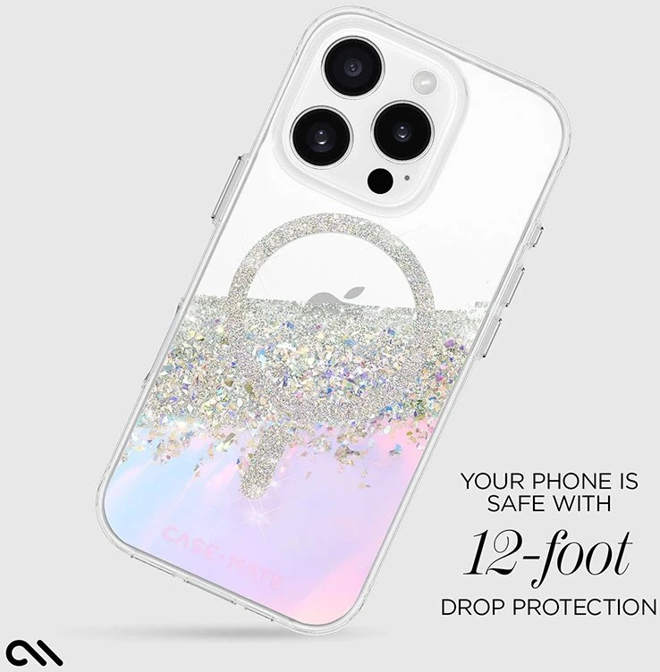 Case-Mate Karat MagSafe - dėklas skirtas Apple iPhone 16 Pro Holographic Soap Bubble