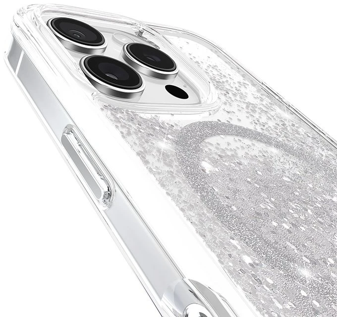 Case-Mate Waterfall MagSafe - dėklas skirtas Apple iPhone 16 Pro Sidabrinis