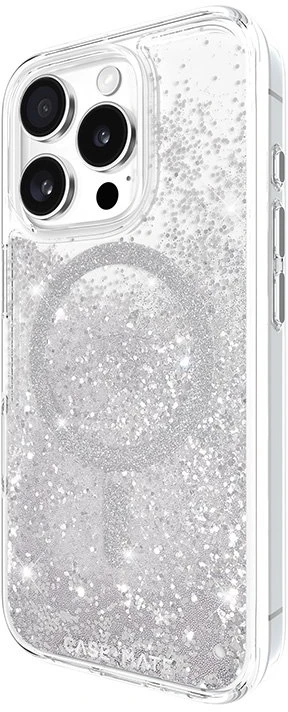 Case-Mate Waterfall MagSafe - dėklas skirtas Apple iPhone 16 Pro Sidabrinis