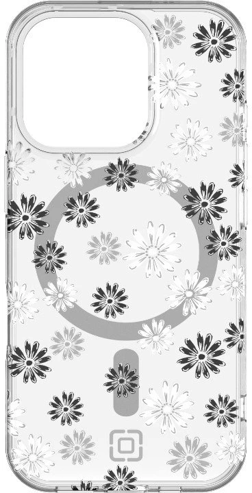 Incipio Forme MagSafe - dėklas Apple iPhone 16 Pro Ditzy Floral Sidabrinis