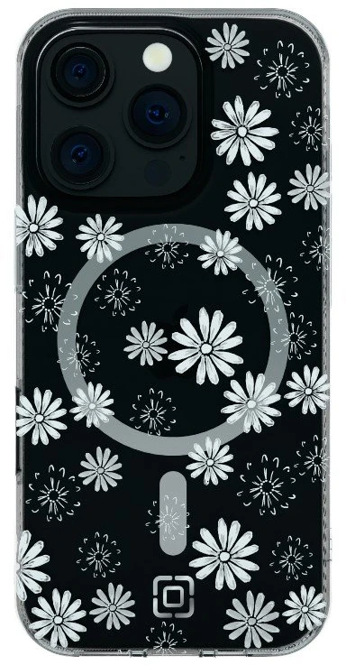 Incipio Forme MagSafe - dėklas Apple iPhone 16 Pro Ditzy Floral Sidabrinis