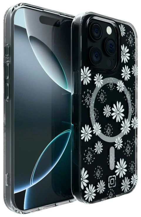 Incipio Forme MagSafe - dėklas Apple iPhone 16 Pro Ditzy Floral Sidabrinis
