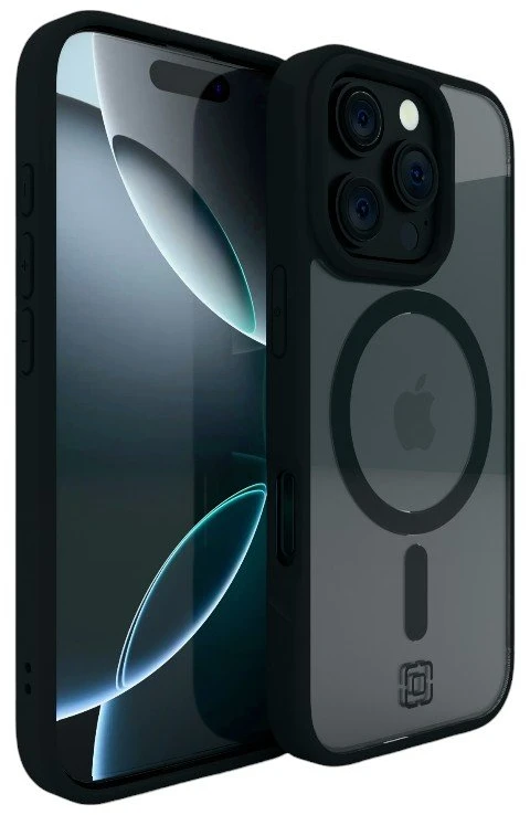 Incipio Velocity MagSafe - dėklas Apple iPhone 16 Pro Clear / Juodas