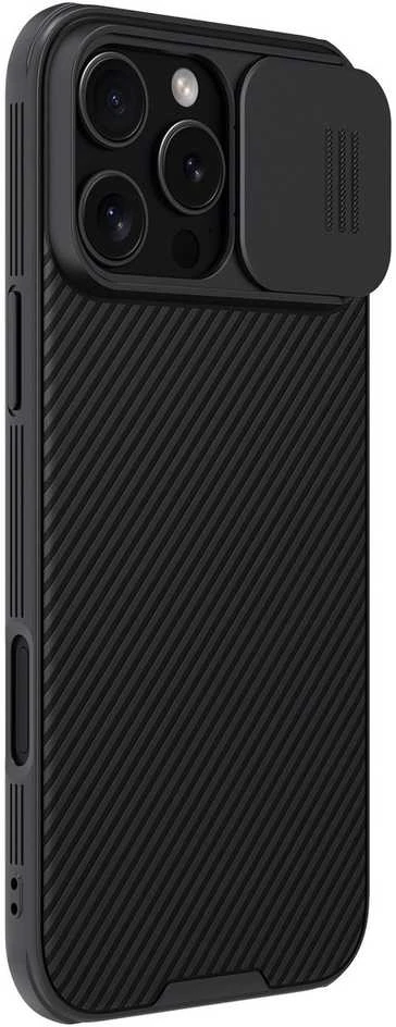 Nillkin CamShield Pro Magnetic Hard Apple iPhone 16 Pro dėklas telefonui juodos spalvos