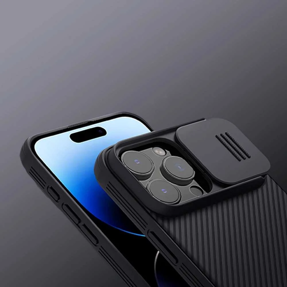 Nillkin CamShield Pro Magnetic Hard Apple iPhone 16 Pro dėklas telefonui juodos spalvos