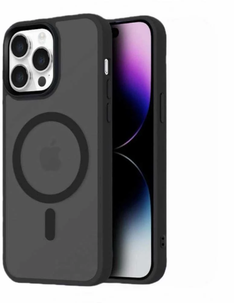 Hurtel Magnetic Collection MagSafe Apple iPhone 16 Pro dėklas – juodos spalvos