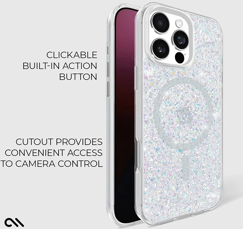 Dėklas Case Mate Twinkle - Disco, magsafe - iPhone 16 Pro Max