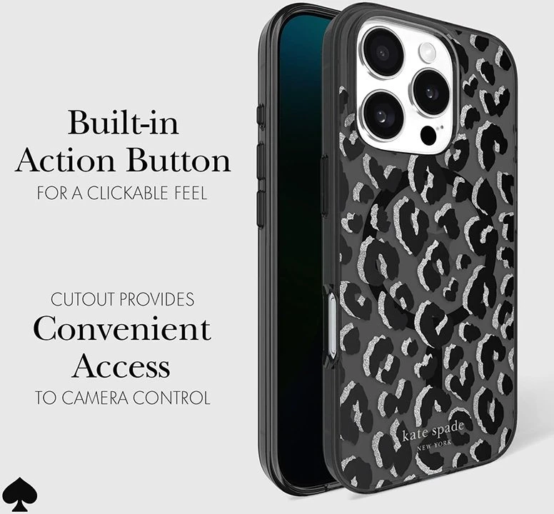 Kate Spade New York Protective MagSafe - dėklas skirtas Apple iPhone 16 Pro Max City Leopard