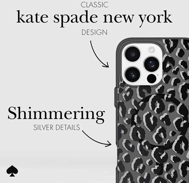 Kate Spade New York Protective MagSafe - dėklas skirtas Apple iPhone 16 Pro Max City Leopard