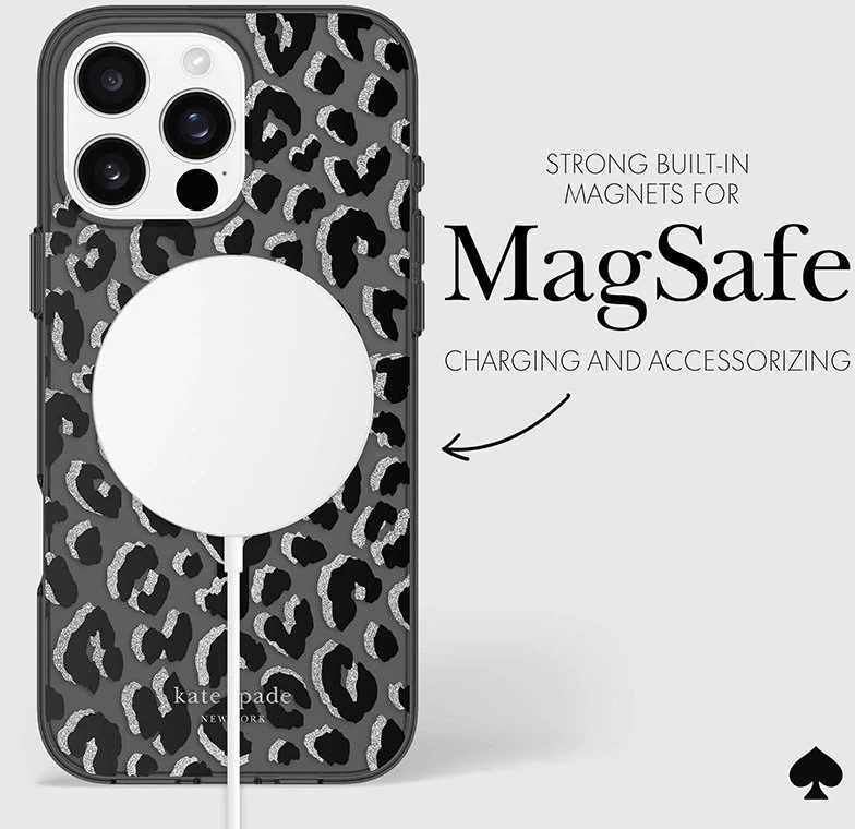 Kate Spade New York Protective MagSafe - dėklas skirtas Apple iPhone 16 Pro Max City Leopard