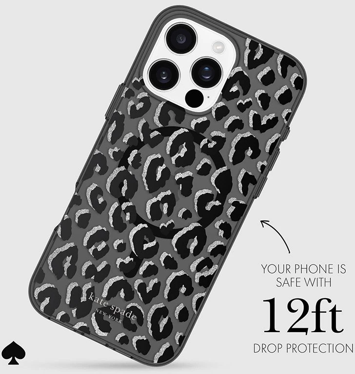 Kate Spade New York Protective MagSafe - dėklas skirtas Apple iPhone 16 Pro Max City Leopard