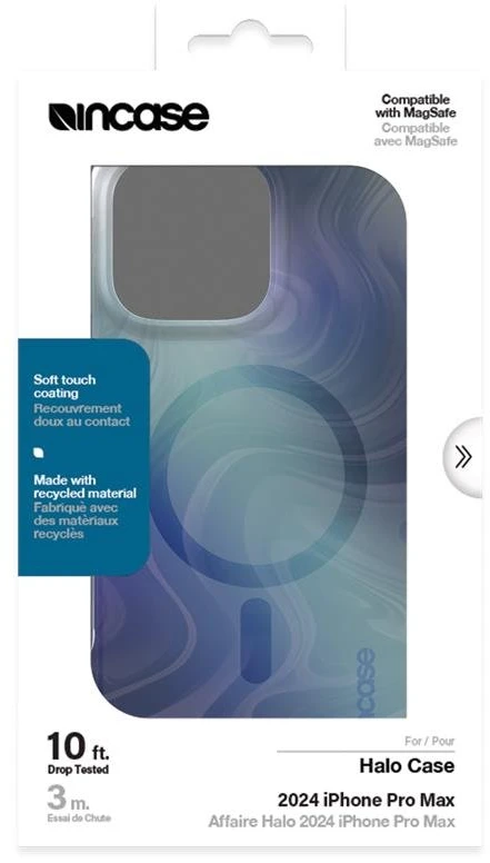 Incase Halo dėklas MagSafe - dėklas Apple iPhone 16 Pro Max Oil Slick Ocean