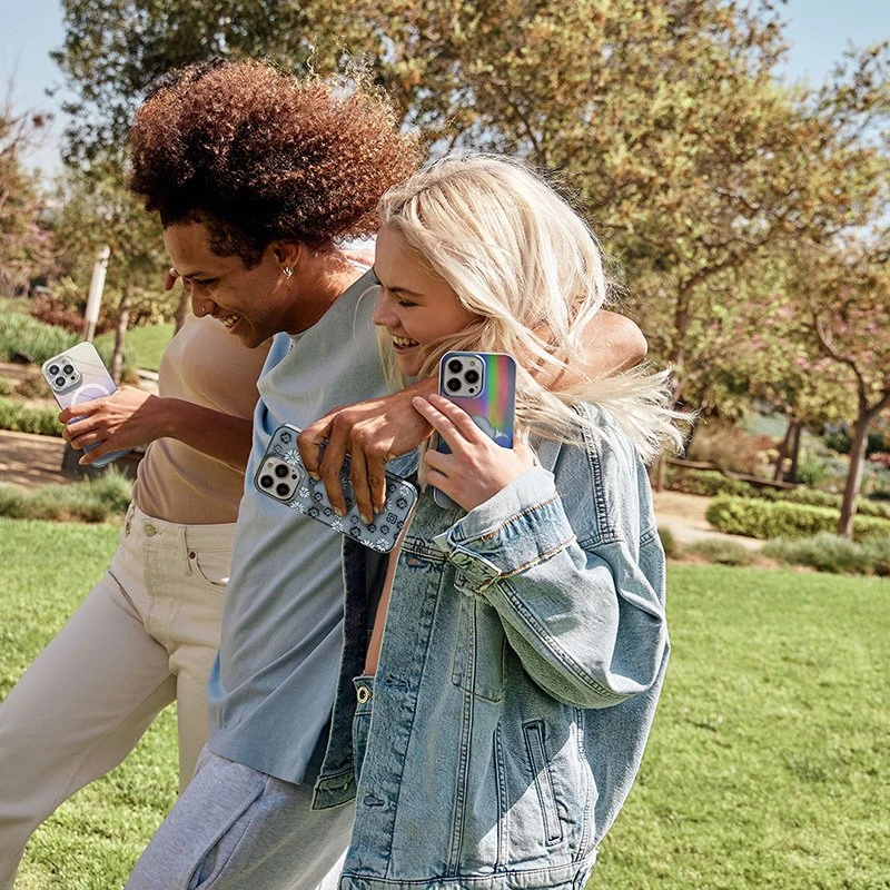 Incipio Forme MagSafe - dėklas Apple iPhone 16 Pro Max Ditzy Floral Sidabrinis