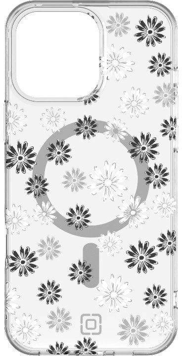 Incipio Forme MagSafe - dėklas Apple iPhone 16 Pro Max Ditzy Floral Sidabrinis