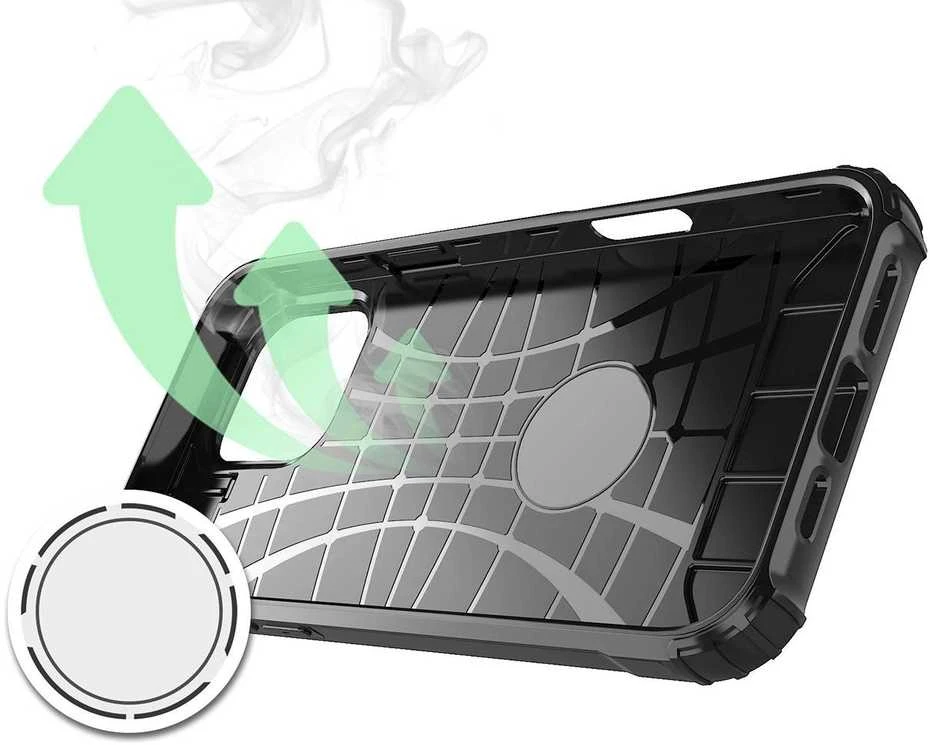 Hurtel Hybrid Armor Apple iPhone 16 Pro Max – dėklas telefonui juodos spalvos