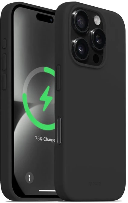 Dėklas Crong Color Cover Magnetic do iPhone 16 Pro Max juoda