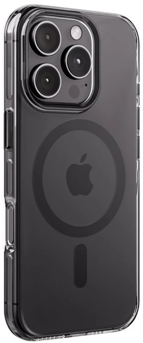 Crong Clear MAG Pro - dėklas Apple iPhone 16 Pro Max MagSafe juodas
