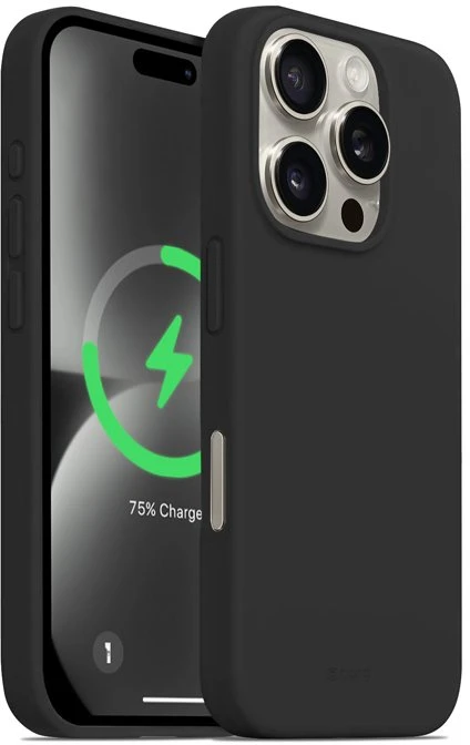 Dėklas Crong Color Cover Magnetic do iPhone 16 Pro Max juoda