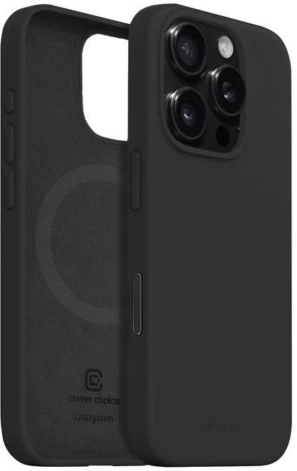 Dėklas Crong Color Cover Magnetic do iPhone 16 Pro Max juoda