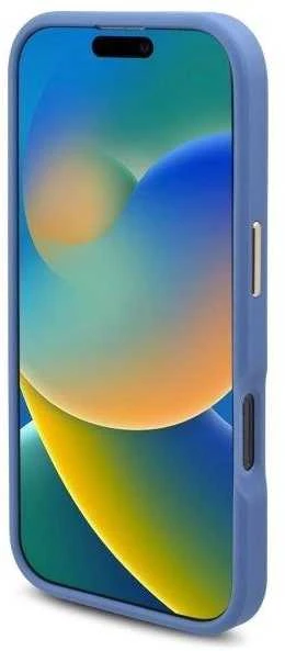 Guess 4G Logo Plate MagSafe Case Apple iPhone 16 Pro Max - dėklas telefonui mėlynos spalvos