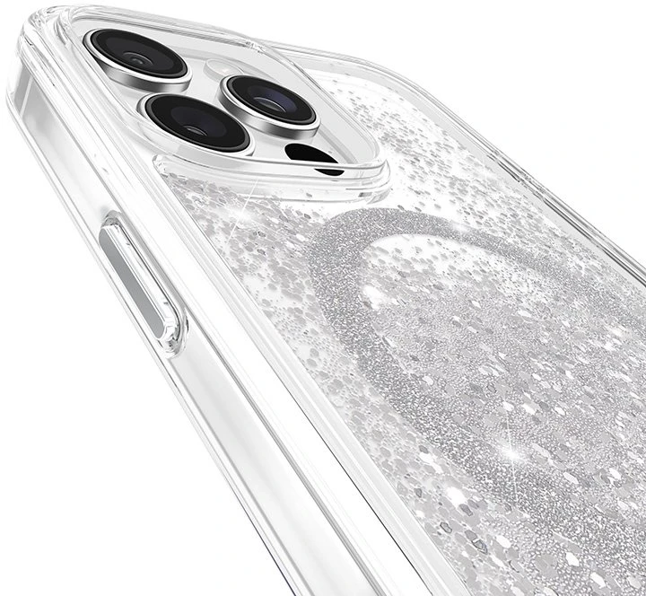 Dėklas Case Mate Waterfall - Sidabrinis, magsafe - iPhone 16 Pro Max