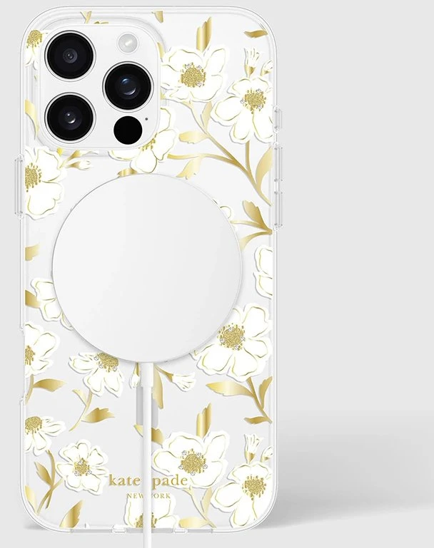Kate Spade New York Protective Gems MagSafe - dėklas skirtas Apple iPhone 16 Pro Max Sunshine Floral