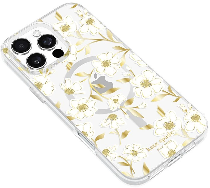 Kate Spade New York Protective Gems MagSafe - dėklas skirtas Apple iPhone 16 Pro Max Sunshine Floral