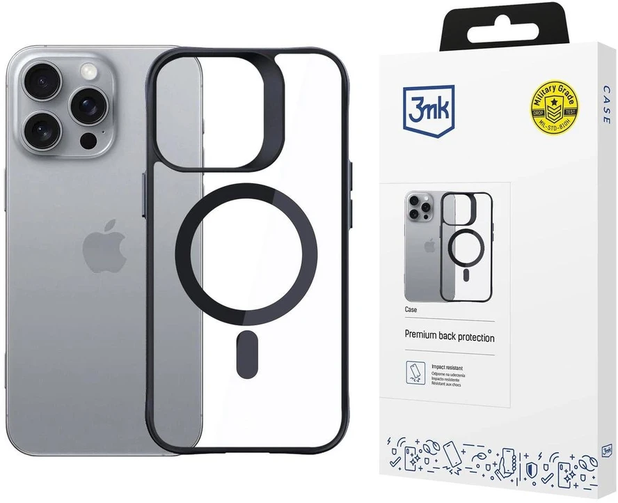 3MK Satin Armor MagDėklas Apple iPhone 16 Pro Max 6.9&8243;