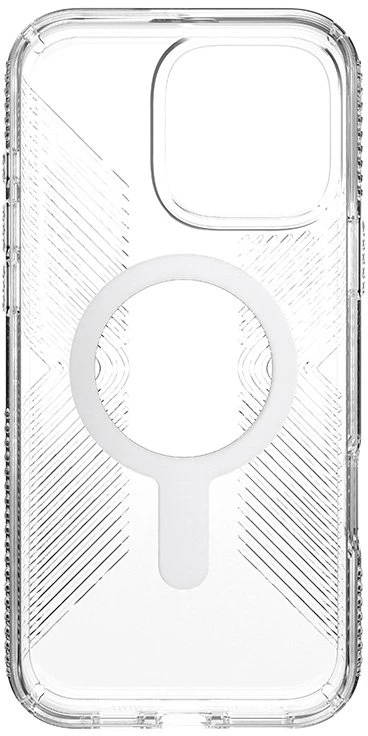 Speck Presidio Perfect-Clear Grip ClickLock & MagSafe - dėklas skirtas Apple iPhone 16 Pro Max Clear / Chrome Finish / Serene Sidabrinis